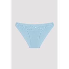 Penti Kh Brazilian Cloud Lacy Detailed 3lü Slip