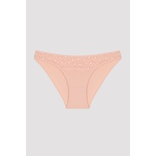 Penti Kh Brazilian Cloud Lacy Detailed 3lü Slip