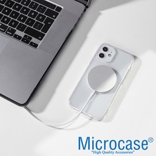 Microcase iPhone 11 Için Magsafe Manyetik Darbeye Dayanıklı Yarı Esnek Plastik Tpu Şeffaf Kılıf - AL8116