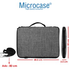 Microcase Casper Via S30 10 Inch Tablet Için Omuz Askılı ve El Tutacaklı Universal Sleeve Taşıma Çantası -AL3068