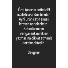 Rengarenk Minikler Kirmızı Tüylu Kurdele Fiyonk Anne Bebek Lohusa Taç Seti ( Yılbaşı Konseptli Taçlar)