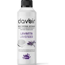 Davbir Lavanta Kokulu Robot Süpürge Deterjanı, Sprey Mop Deterjanı, Konsantre Yüzey Temizleyici 550ML