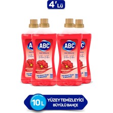 Abc Büyülü Bahçe Yüzey Temizleyici 2500 ml X4