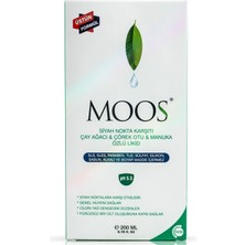 Moos Siyah Nokta Karşıtı Çay Ağ  & Çörek Otu&manuka Özlü Likit 200ML