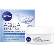 Nivea Aqua Sensation Canlandırıcı Temizleme Jeli 200 ml 2 Adet Aqua Sensation Canlandırıcı Krem 50 ml