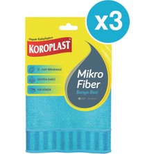 Koroplast Mikrofiber Banyo Bezi 2li x 3 Pake