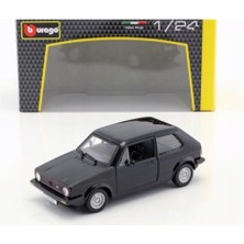 Bburago Burago Volkswagen Golf Mk1 Gtı 1979 Model Araba 1/24 Ölçek - Siyah 769649303296