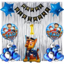 Parti Station Paw Patrol Balon Seti Paw Petrol 1 Yaş Balon Seti Paw Patrol Doğum Günü Set Paw Patrol Chase
