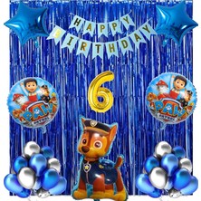 Parti Station Paw Patrol Balon Seti Paw Petrol 6 Yaş Balon Seti Paw Patrol Doğum Günü Set Paw Patrol Chase