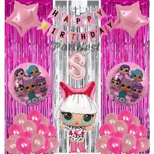 Parti Station Diva Lol Surprise 8 Yaş Balon Seti Lol Bebek Balon Seti Lol Doğum Günü Parti Seti