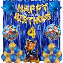 Parti Station Paw Patrol Balon Seti Paw Petrol 4 Yaş Balon Seti Paw Patrol Doğum Günü Set Paw Patrol Chase