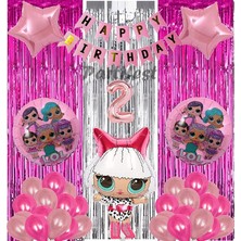 Parti Station Diva Lol Surprise 2 Yaş Balon Seti Lol Bebek Balon Seti Lol Doğum Günü Parti Seti