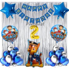 Parti Station Paw Patrol Balon Seti Paw Petrol 2 Yaş Balon Seti Paw Patrol Doğum Günü Set Paw Patrol Chase