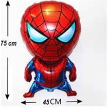 Parti Station Spiderman Örümcek Adam Balon Set Balon Folyo Set Spiderman  Konsept Doğum Günü Set 9 Yaş Balon