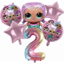 Parti Station Lol Surprise 2 Yaş Balon Seti Lol Bebek Balon Seti Lol Doğum Günü Parti Seti
