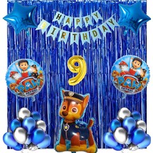 Parti Station Paw Patrol Balon Seti Paw Petrol 9 Yaş Balon Seti Paw Patrol Doğum Günü Set Paw Patrol Chase
