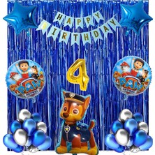 Parti Station Paw Patrol Balon Seti Paw Petrol 4 Yaş Balon Seti Paw Patrol Doğum Günü Set Paw Patrol Chase