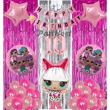 Parti Station Diva Lol Surprise 10 Yaş Balon Seti Lol Bebek Balon Seti Lol Doğum Günü Parti Seti