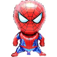 Parti Station Spiderman Örümcek Adam Balon Set Balon Folyo Set Spiderman  Konsept Doğum Günü Set 8 Yaş Balon
