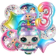 Parti Station Lol Surprise 3 Yaş Balon Seti Lol Bebek Balon Seti Lol Doğum Günü Parti Seti