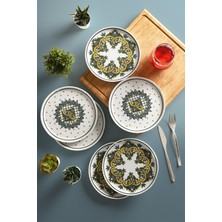 EKS Ticaret Porland Sepal 6 Parça Pasta Takımı