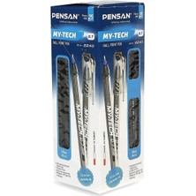 EKS Ticaret Pensan My-Tech 0.7 mm Mavi Tükenmez Kalem 25'li Paket Yüksek Kalite Yazım Deneyimi