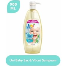 Uni Baby Yenidoğan Bebek Saç ve Vücut Şampuanı 900 ml