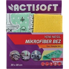 Actisoft Actifibre Yeni Nesil Mikrofiber Bez 2'li