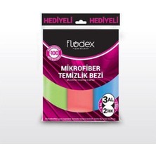 Flodex Mikrofiber Temizlik Bezi 3 Al 2 Öde