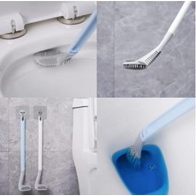 Benceal Ergonomik Tasarımlı Silikon Tuvalet Lavabo Temizleme Fırçası (41 Cm)