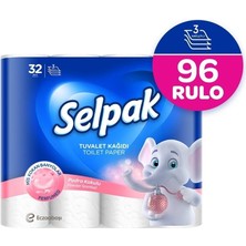 Selpak Pudralı Tuvalet Kağıdı 96 Rulo (32X3)
