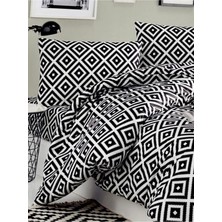 Sheri Home Çift Kişilik Nevresim Seti 200X220CM BLACKWHITECS1453 Özel Seri 769808401043