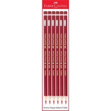 Faber Castell Faber Castel Kırmızı Kopya Kalemi 6 Adet