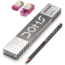 Bigpoint Doms Zoom Kurşun Kalem 12'li + Silgi + Kalemtraş