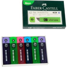 Faber Castell Faber-Castell Min Renkli Tüp Versatil Kalem Ucu 2b 60 mm 0.7 mm 5090127726 (12 Tüp Lü Paket)