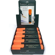 Faber Castell Faber-Castell Fosforlu Kalem - Turuncu 10 Adet