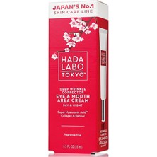 Hada Labo Tokyo Göz ve Ağız Çevresi   Karşıtı Krem 15 Ml.