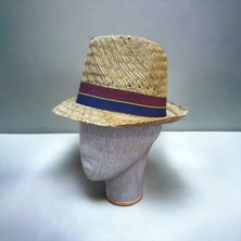 Salar Ticaret Dar Kenerlı Hasır Fötr Şapka 58 cm