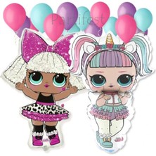 Parti Station Lol Surprise Balon Seti Lol Bebek 3 Yaş Balon Seti Lol Doğum Günü Parti Seti