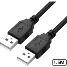 Alfais 5249 USB Uzatma Kablosu 1.5 Metre Uzatıcı Iki Ucu Erkek Erkek