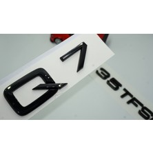 Dk Audi Q7 35 Tfsi Parlak Siyah Abs 3m 3D Bagaj Yazı Logo Orjinal Ürün