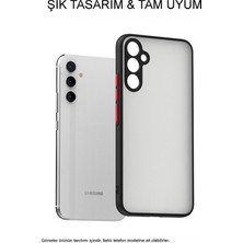 Kılıfmania Xiaomi Redmi Note 12 5g Kapak ile Uyumlu Kamera Korumalı Silikon Kenarlı Renkli Düğmeli Arkası Mat Silikon Kılıf - Lacivert