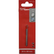 Milwaukee Cam Seramik Matkap Ucu 6 mm x 60 mm 4932471958