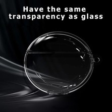 Basias Oppo Enco Air 2 ile Uyumlu Kılıf Transparent Clear Soft Şeffaf