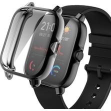 Basias Amazfit Gts 3  (360) Derece Full Koruma Silikon Koruyucu Kılıf