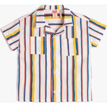 Koton Gömlek Kısa Kollu Cep Detaylı Pamuklu