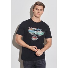 Wrangler Regular Fit Normal Kesim %100 Pamuk Bisiklet Yaka Açık Pembe Tişört