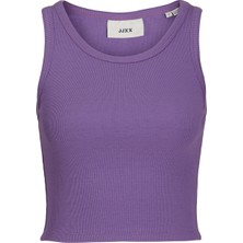 Jjxx Klasik Yaka Mor Kadın T-Shirt 12200401