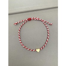 EKS Ticaret Misto Aksesuar Marteniçka Ip Bileklik - Kalp Bileklik