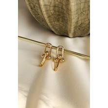 EKS Ticaret Maidco Accessories Kadın Gold Tiffany Küpe KP1052